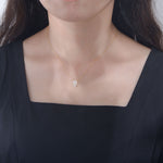 S925 Sterling Silver Natural Moonstone Necklace