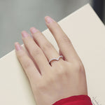 S925 Sterling Silver Moissanite Crown Adjustable Ring