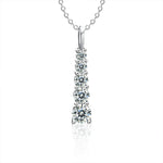 S925 Sterling Silver Moissanite Necklace