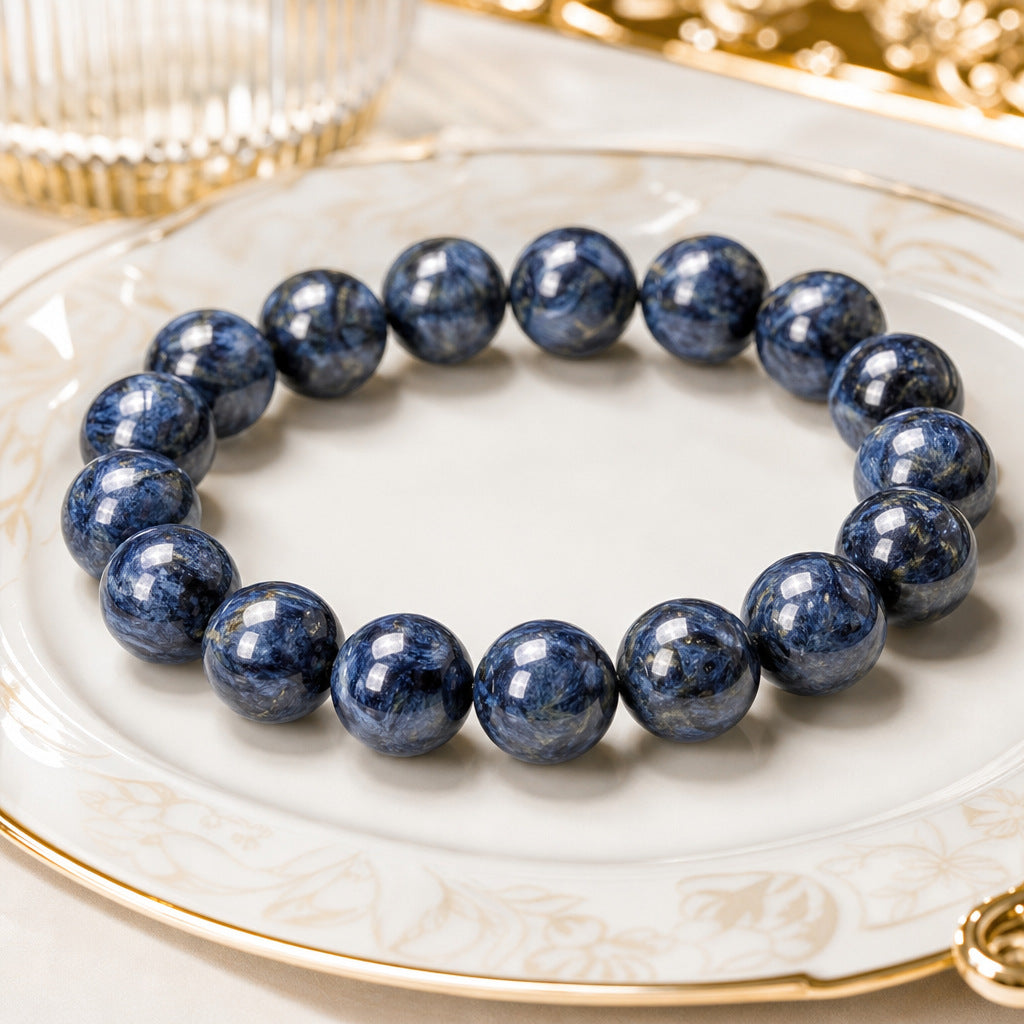 Natural Blue Pietersite Crystal Bracelet