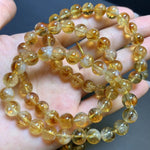 Natural Honey-Colored Milk-Cap Citrine Bracelet