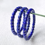 Natural Lapis Lazuli Bracelet with Flat-Cut Disc Beads