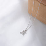 S925 Silver Zircon Inlaid Twelve Constellation Pendant Necklace