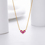 S925 Sterling Silver Niche Design Zirconia Necklace