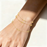 S925 Sterling U-shaped /star Silver Bracelet