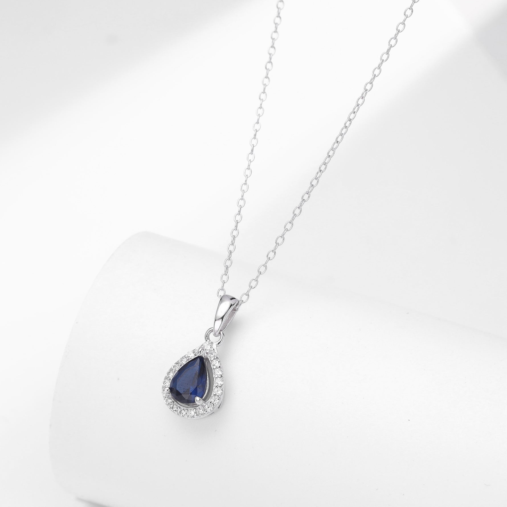 Double-layer zircon earrings and affordable luxury zircon necklace