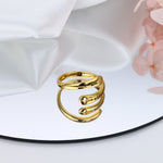 S925 Sterling Silver Openwork Cross Ring