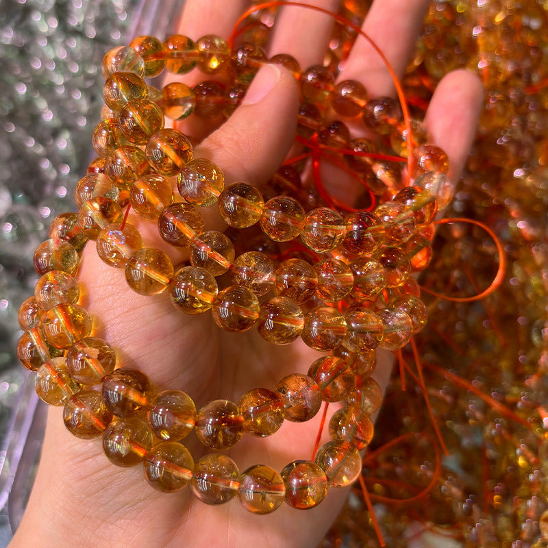 Natural Yellow Phantom Citrine Bracelet
