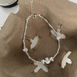 S925 Sterling Silver Cat's Eye Bracelet