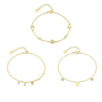 S925 Sterling Silver and Zircon Bracelet