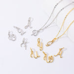 925 Sterling Silver Letter Pendant