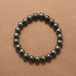 Natural Pyrite Bead Bracelet