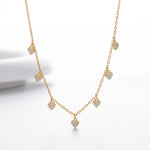 S925 pure silver zirconia ins exclusive necklace