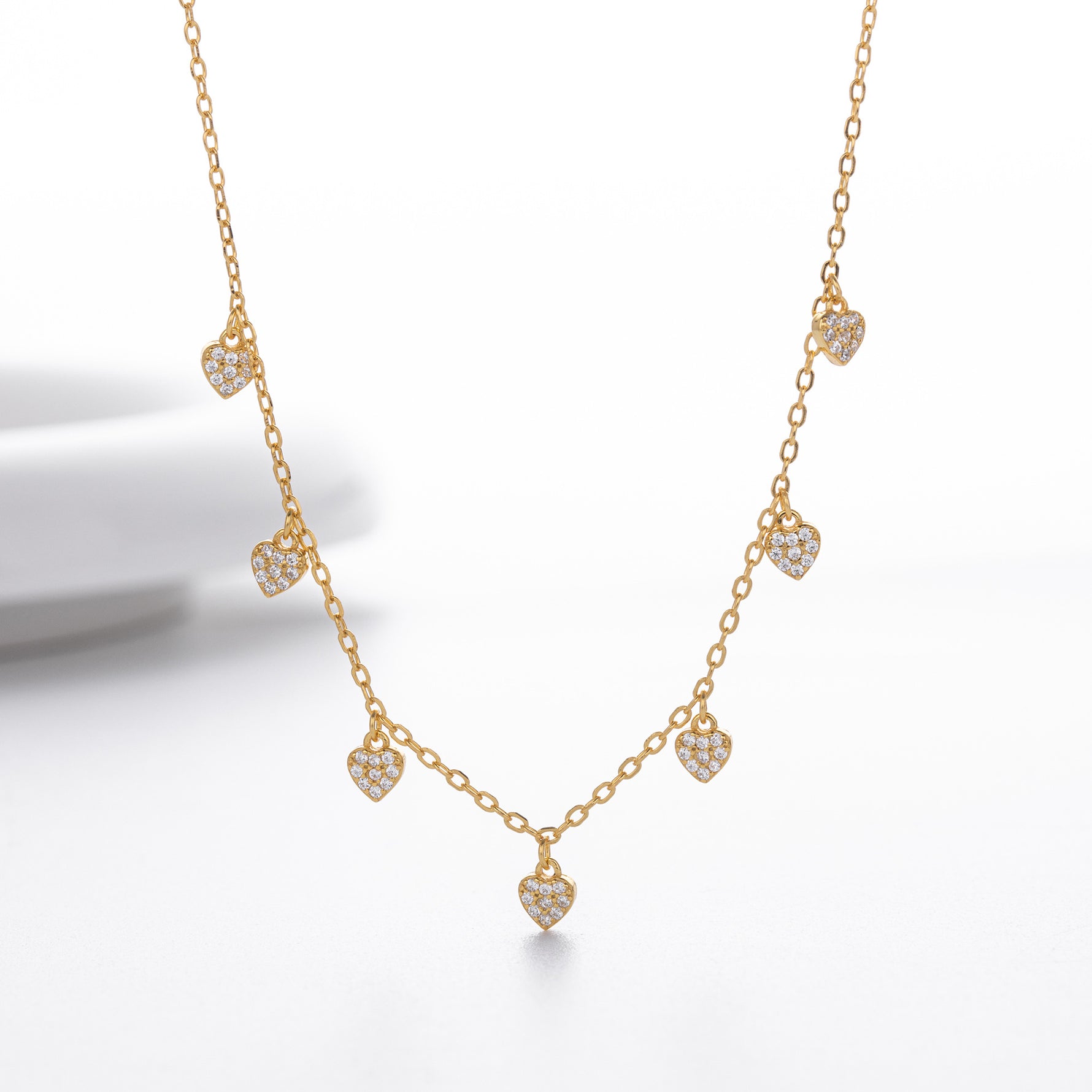 S925 pure silver zirconia ins exclusive necklace