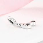 S925 Sterling Silver Music Note Bracelet Necklace Pendant