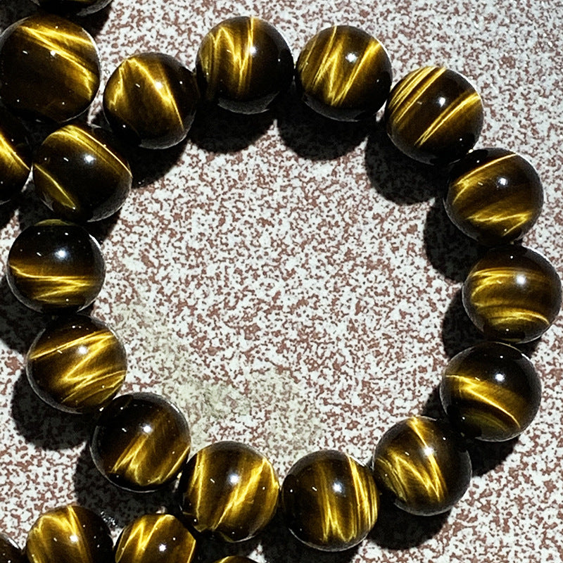 Natural Yellow Tiger's Eye Bracelet