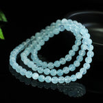 Natural Aquamarine Multi-Strand Crystal Bracelet