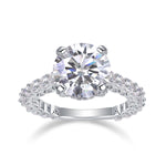 S925 Silver Stackable Moissanite Ring