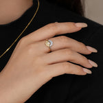 S925 Sterling Silver Micro-Pave Zircon Ring