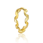S925 Sterling Silver Round Hoop Earrings(A pair)