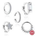 S925 Sterling Silver Moissanite Piercing Earring(Single unit)