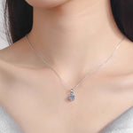 S925 Sterling Silver Moissanite True Love Forever Necklace