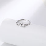 Popular S925 sterling silver rings in Europe and America, featuring niche designs