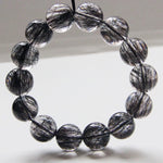 Natural Brazilian Black Rutilated Quartz Bracelet