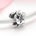 S925 Sterling Silver Surrounding Flower Bead Pendant