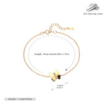 S925 Sterling Silver Butterfly Bracelet