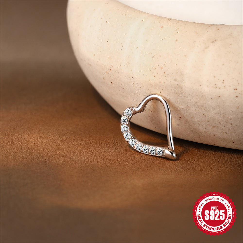 S925 Sterling Silver Moissanite Earrings