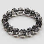 Natural Brazilian Black Rutilated Quartz Bracelet