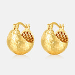S925 Sterling Silver Gold-Plated Ice Shard Earrings