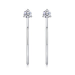 S925 Silver "Graceful Afternoon" Moissanite Earrings