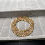 Natural Golden Rutilated Quartz Bracelet