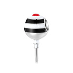 S925 Sterling Silver Lollipop Bead Pendant
