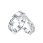 S925 Sterling Silver Moissanite Engagement Ring