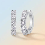 S925 Silver "Dawn" Moissanite Earrings