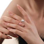 S925 Sterling Silver Opal Ring