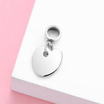 S925 Sterling Silver Heart Shape Palette Pendant