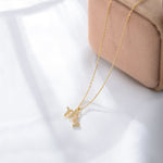 S925 Silver Zircon Inlaid Twelve Constellation Pendant Necklace