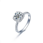 S925 Sterling Silver Moissanite Ring Couple Rings