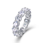 S925 Sterling Silver Moissanite Ring
