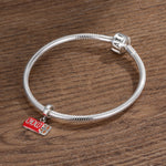 S925 Sterling Silver Chocolate Bead Pendant