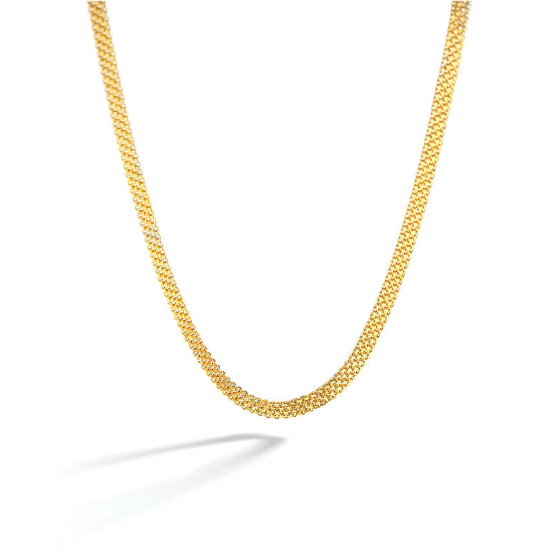 S925 Sterling Silver Openwork Necklace
