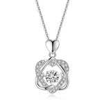 S925 Sterling Silver Moissanite Eight Awn Star Necklace