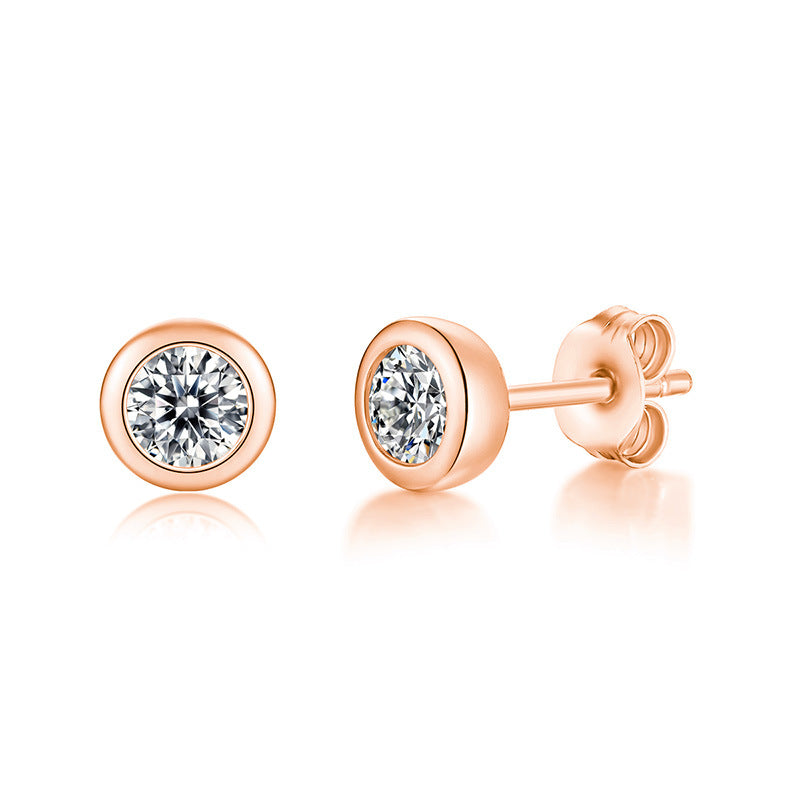 S925 Silver Moissanite "Perception Bubble" Stud Earrings