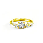 S925 Sterling Silver Mermaid Moissanite Ring