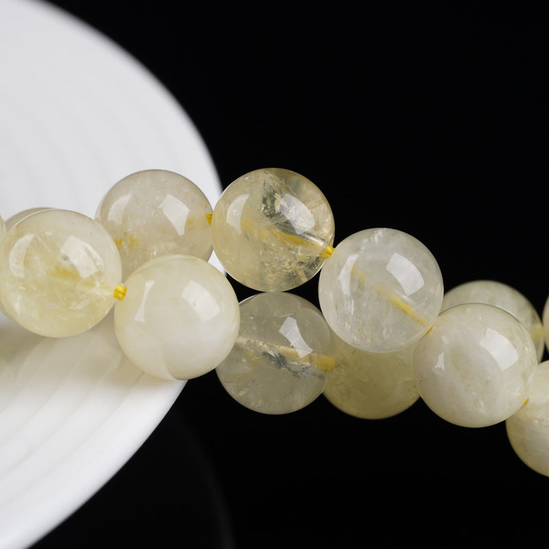 Lemon Citrine Round Beads – Wholesale DIY Accessories for Bracelets and Necklaces