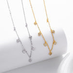 S925 pure silver zirconia ins exclusive necklace